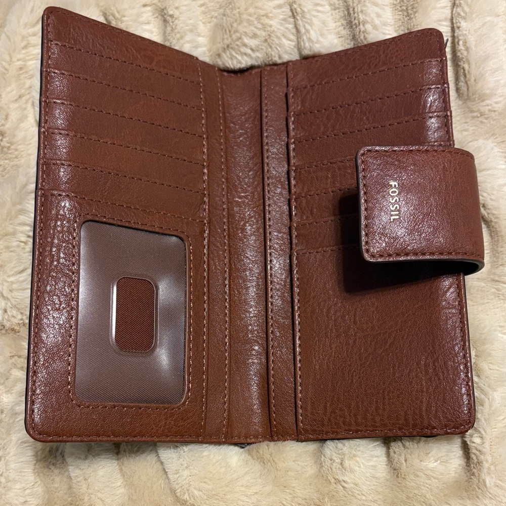 Fossil Colorful Leaf Pattern Wallet - image 4